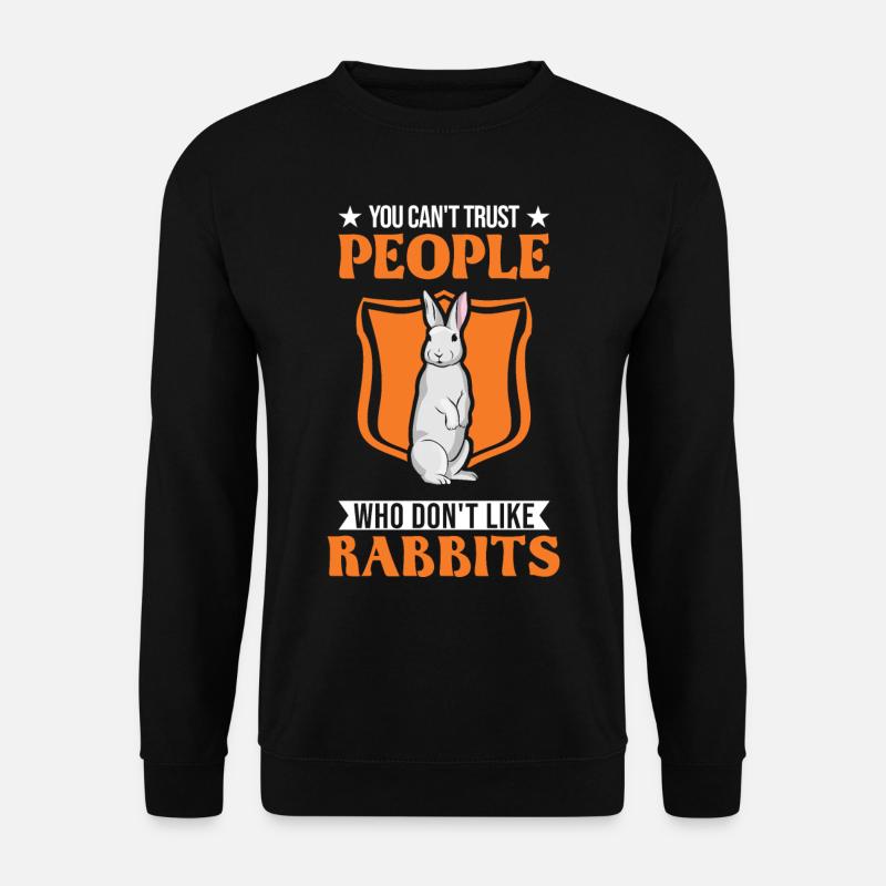 Lapin lapin lapin lapin - Sweat-shirt Unisexe - noir