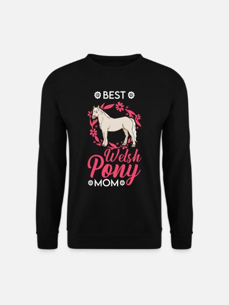 Best Welsh Pony Mom - Unisex Pullover - Schwarz