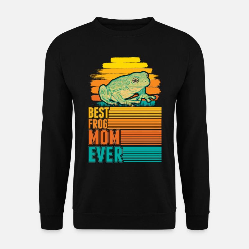 Best Frog Mom - Unisex Sweatshirt - black