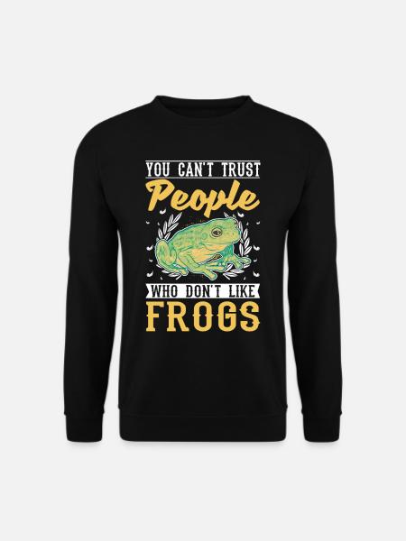Grenouille cadeau Rainette - Sweat-shirt Unisexe - noir