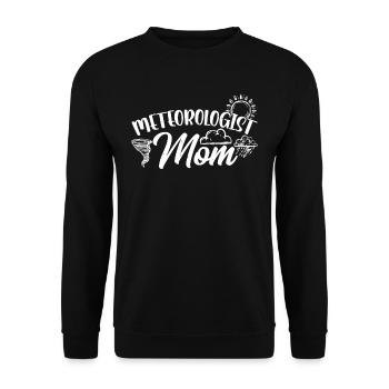 Meteorologist Mama Profession Meteorology Meteorologist - Unisex Sweatshirt - black - Front - Alina (178cm) & Michal (187cm)