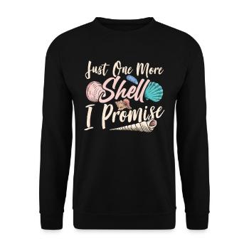 Une seule moule de plus promise Cueillez les moules - Sweat-shirt Unisexe - noir - Devant - Alina (178cm) & Michal (187cm)