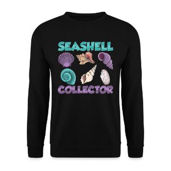 Collecteurs de coquillages Les collecteurs de moules ramassent les moules - Sweat-shirt Unisexe - noir - Devant - Alina (178cm) & Michal (187cm)