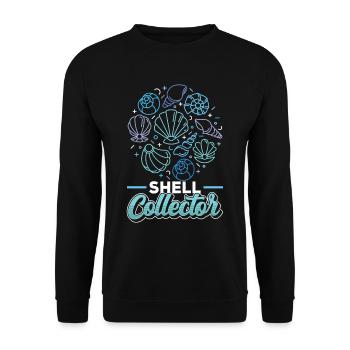 Collecteurs de coquillages Les collecteurs de moules ramassent les moules - Sweat-shirt Unisexe - noir - Devant - Alina (178cm) & Michal (187cm)