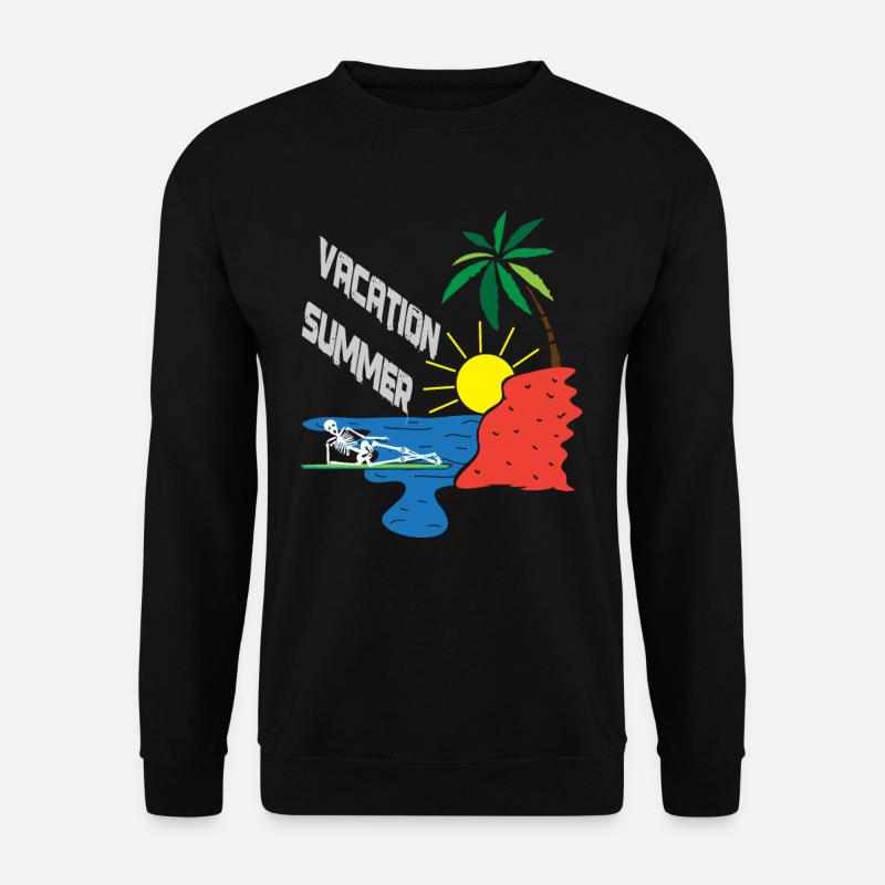 Skeleton Vacation Summer Vacation - Sweat-shirt Unisexe - noir