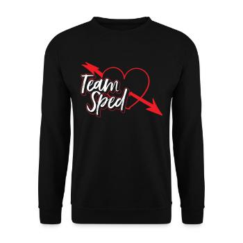 Équipe Enseignant en éducation spécialisée Profession de l’éducation spécialisée - Sweat-shirt Unisexe - noir - Devant - Alina (178cm) & Michal (187cm)