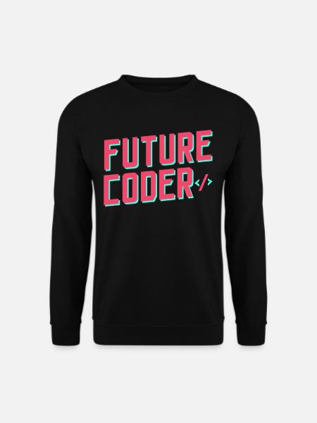 Programmeur de code de codage du futur codeur - Sweat-shirt Unisexe - noir