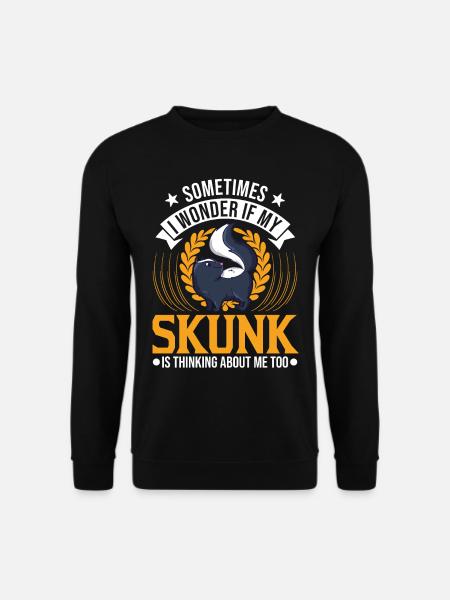 Cadeau Skunk - Sweat-shirt Unisexe - noir