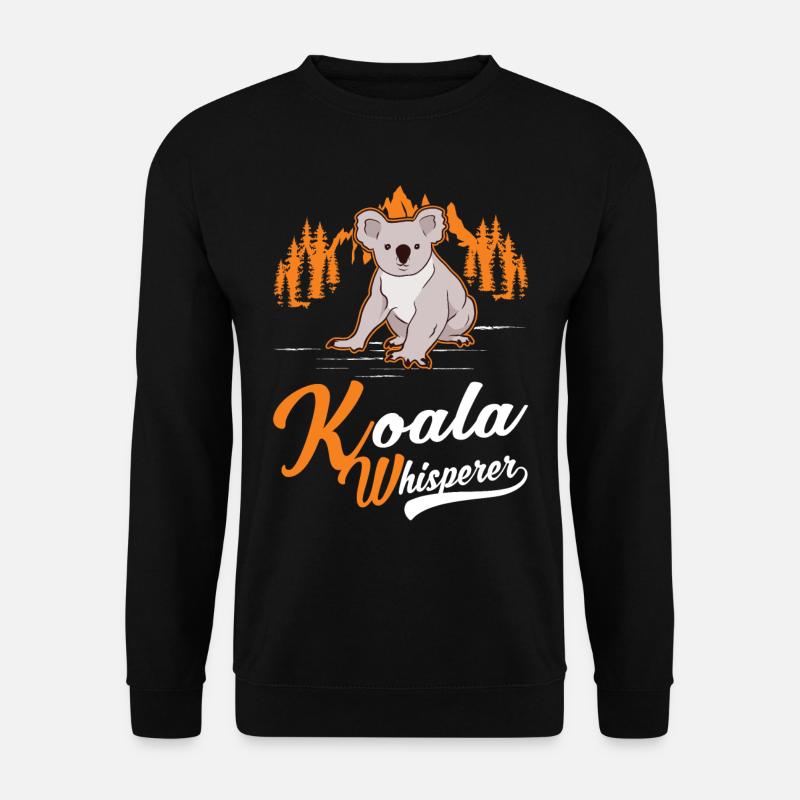 Koala Whisperer Koala Bear - Sweat-shirt Unisexe - noir