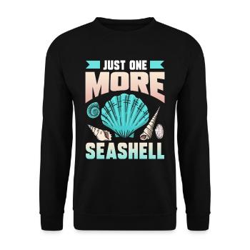 Only one mussel Mussel collectors - Unisex Sweatshirt - black - Front - Alina (178cm) & Michal (187cm)