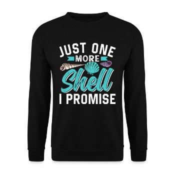 Une seule moule de plus promise Cueillez les moules - Sweat-shirt Unisexe - noir - Devant - Alina (178cm) & Michal (187cm)
