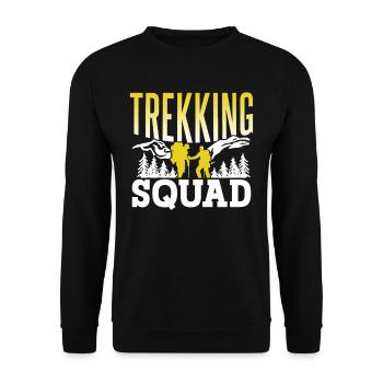 Trekking Team Randonneurs Randonneurs Randonnée - Sweat-shirt Unisexe - noir - Devant - Alina (178cm) & Michal (187cm)