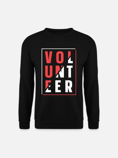 Voluntary Voluntary Volunteering - Unisex Sweatshirt - black