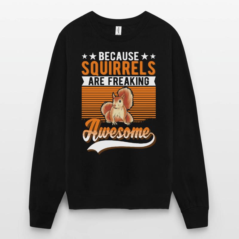 Squirrel Gift Squirrel Grey Squirrel Unisex Sweatshirt