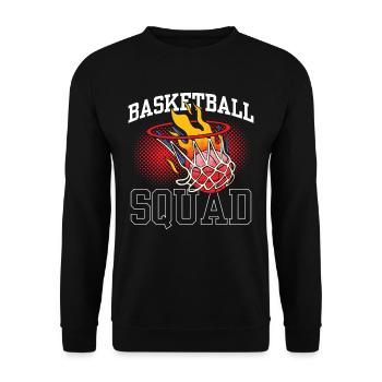 Entraîneur des joueurs de basket-ball de l’équipe de basket-ball - Sweat-shirt Unisexe - noir - Devant - Alina (178cm) & Michal (187cm)