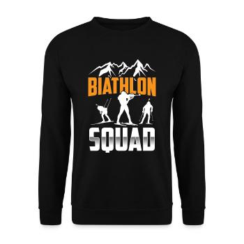 Biathlon Sport d’équipe Biathlète Biathlète Biathlons - Sweat-shirt Unisexe - noir - Devant - Alina (178cm) & Michal (187cm)