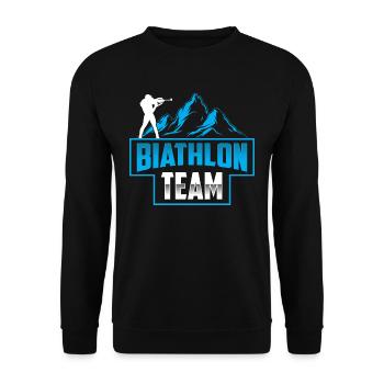 Biathlon Sport d’équipe Biathlète Biathlète Biathlons - Sweat-shirt Unisexe - noir - Devant - Alina (178cm) & Michal (187cm)