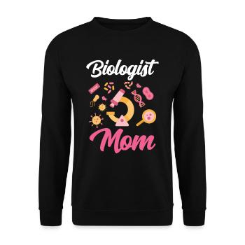 Biologiste Maman Biologiste Professeur de biologie - Sweat-shirt Unisexe - noir - Devant - Alina (178cm) & Michal (187cm)