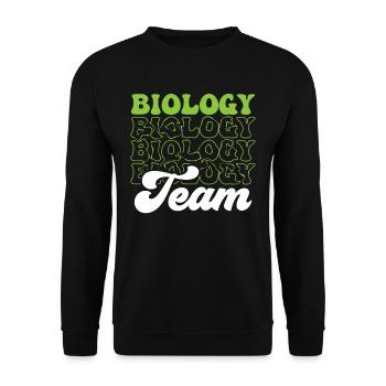 Équipe de biologie Biologiste Biologiste Professeur de biologie - Sweat-shirt Unisexe - noir - Devant - Alina (178cm) & Michal (187cm)