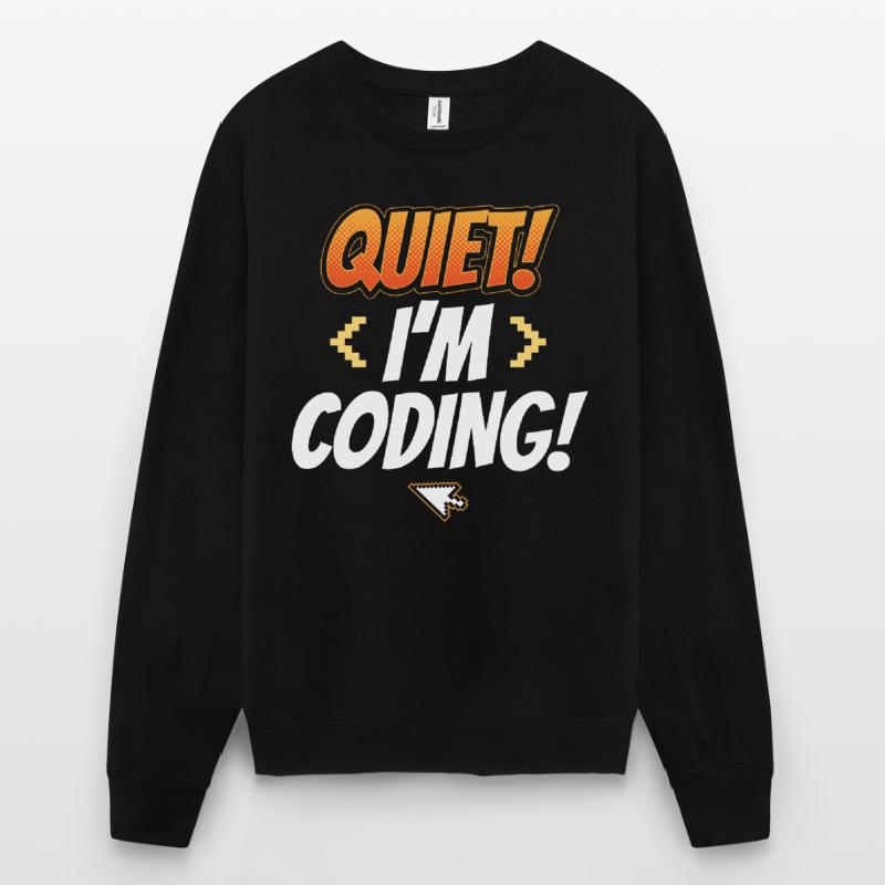 Programmation Silent I Programmation Codeur Programmation Sweat-shirt Unisexe