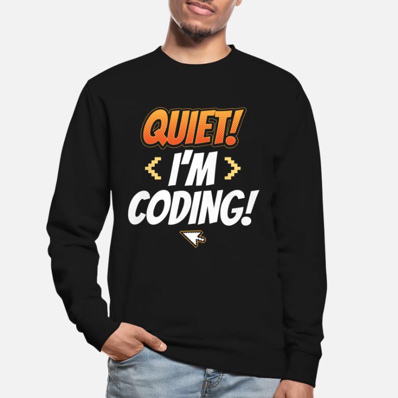 Programmation Silent I Programmation Codeur Programmation Sweat-shirt Unisexe