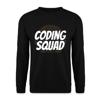Équipe de codage Programmeurs Codeur de programmation - Sweat-shirt Unisexe - noir - Devant - Alina (178cm) & Michal (187cm)