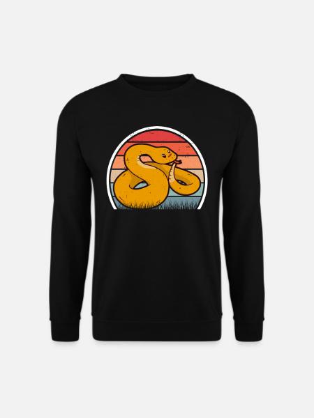 Kornnatter Retro Majs Snake Vintage - Unisex sweater - sort