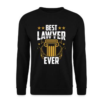 Meilleur avocat de tous les temps Avocat Avocat - Sweat-shirt Unisexe - noir - Devant - Alina (178cm) & Michal (187cm)