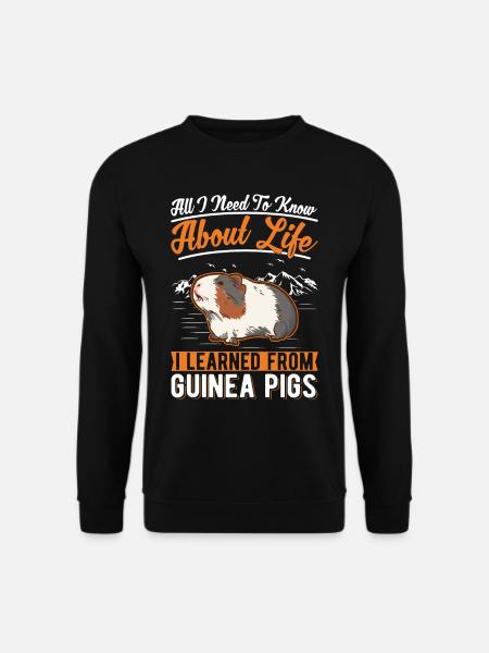 marsvin gave - Genser unisex - svart