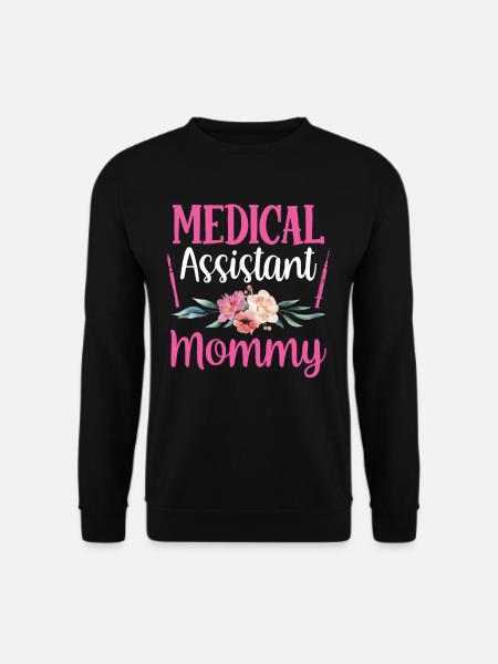 Medizinische Assistentin Mami Beruf Medizinischer - Unisex Pullover - Schwarz