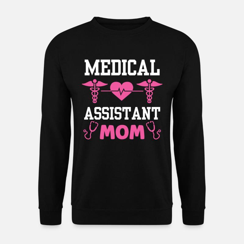 Assistante médicale Mère Médecin - Sweat-shirt Unisexe - noir