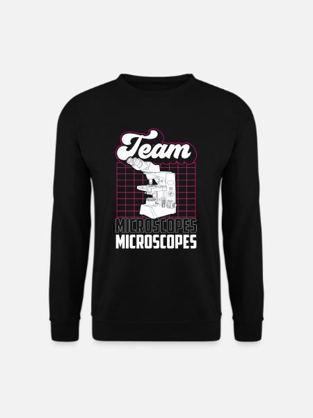 Équipe Microscopes Microscope Dictons Microscopes - Sweat-shirt Unisexe - noir