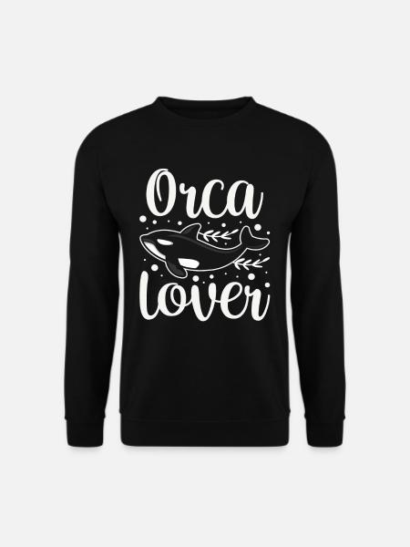 Amoureux des orques Les orques protègent la mer - Sweat-shirt Unisexe - noir