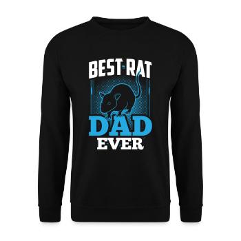 Meilleur Rat Dad Ever Rat Rat Daddy Rats - Sweat-shirt Unisexe - noir - Devant - Alina (178cm) & Michal (187cm)