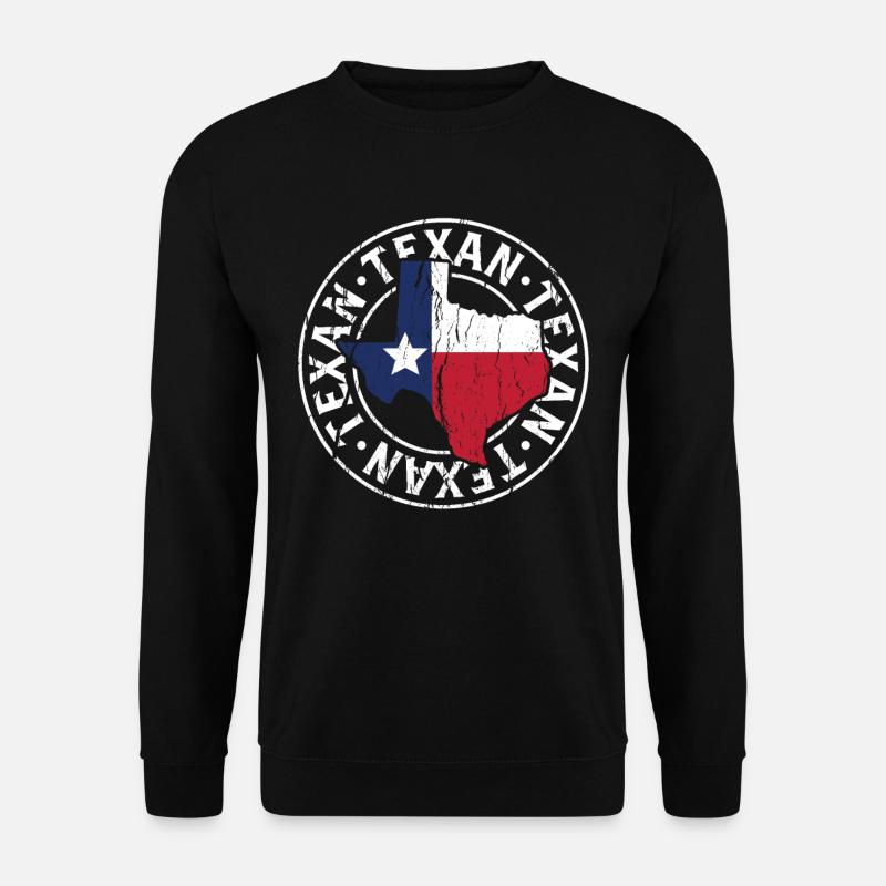 Texan Sayings Texas Pride Texan - Unisex Sweatshirt - black