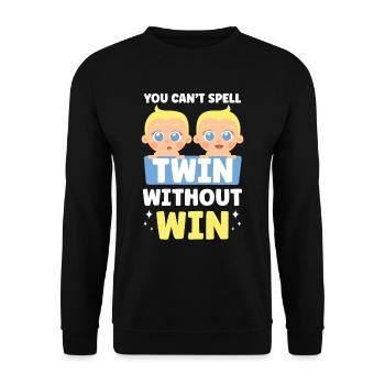 Gemini Sarcastic Humor Gemini Funny - Unisex Sweatshirt - black - Front - Alina (178cm) & Michal (187cm)