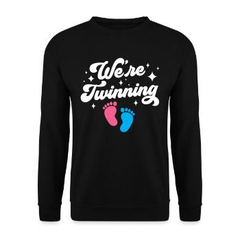 Gemini Gemini Humor Sarcastic Funny - Unisex Sweatshirt - black - Front - Alina (178cm) & Michal (187cm)