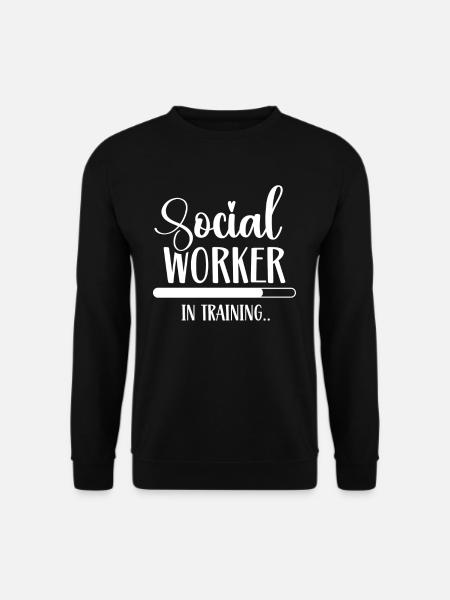 Travailleur social stagiaire en formation - Sweat-shirt Unisexe - noir