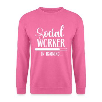 Social Worker In Training Trainee - Unisex Sweatshirt - pink - Front