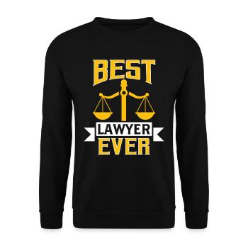 Meilleur avocat de tous les temps Avocat Avocat - Sweat-shirt Unisexe - noir - Devant - Alina (178cm) & Michal (187cm)