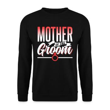Mère du marié marié fête mariage - Sweat-shirt Unisexe - noir - Devant - Alina (178cm) & Michal (187cm)