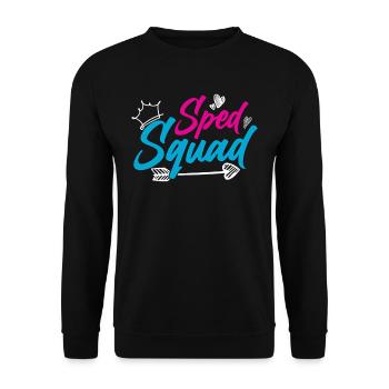 Équipe d’éducation spécialisée Profession Enseignante en éducation spécialisée - Sweat-shirt Unisexe - noir - Devant - Alina (178cm) & Michal (187cm)