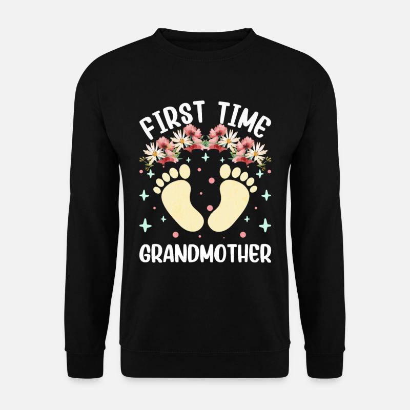 Première grand-mère Doux grands-parents - Sweat-shirt Unisexe - noir