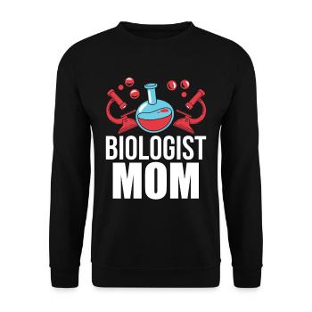 Biologiste Mama Biologie Biologiste Professeur de biologie - Sweat-shirt Unisexe - noir - Devant - Alina (178cm) & Michal (187cm)