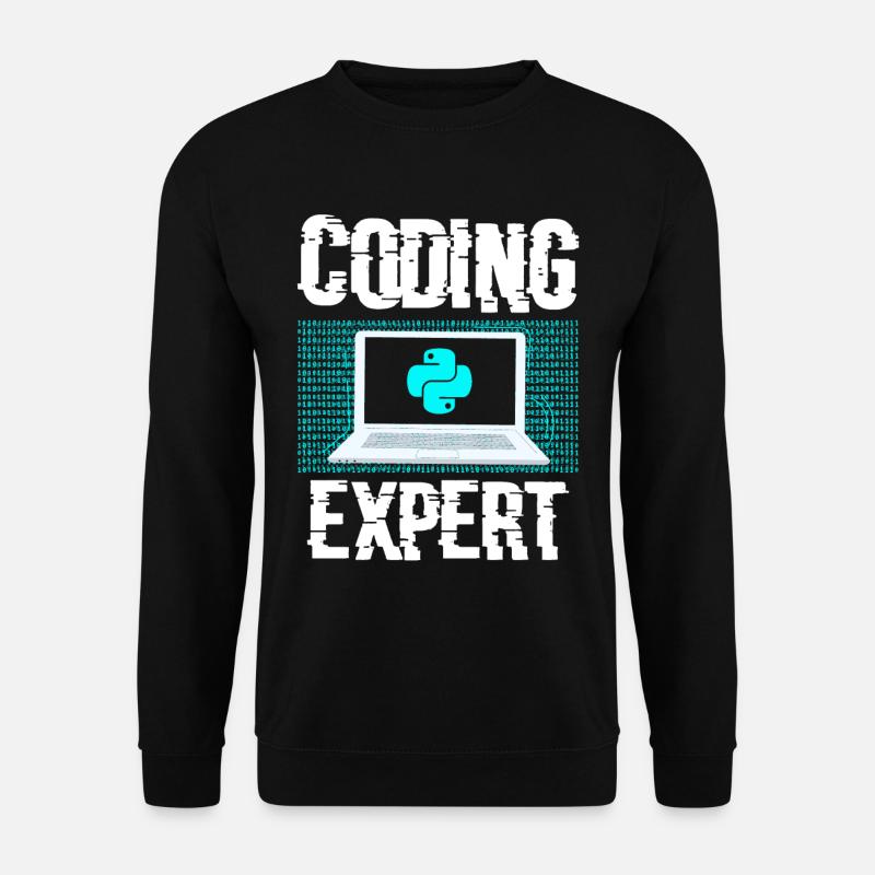 Coding Experte Coder Programmieren Programmierer - Unisex Pullover - Schwarz