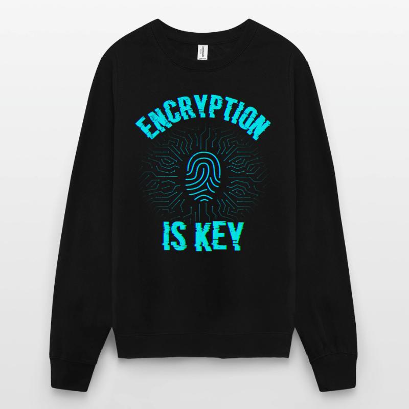Verschlüsselung Ist Der Schlüssel Coding Coder Unisex Pullover