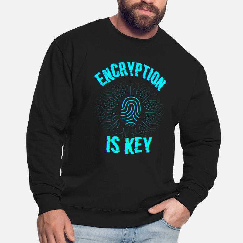 Verschlüsselung Ist Der Schlüssel Coding Coder Unisex Pullover