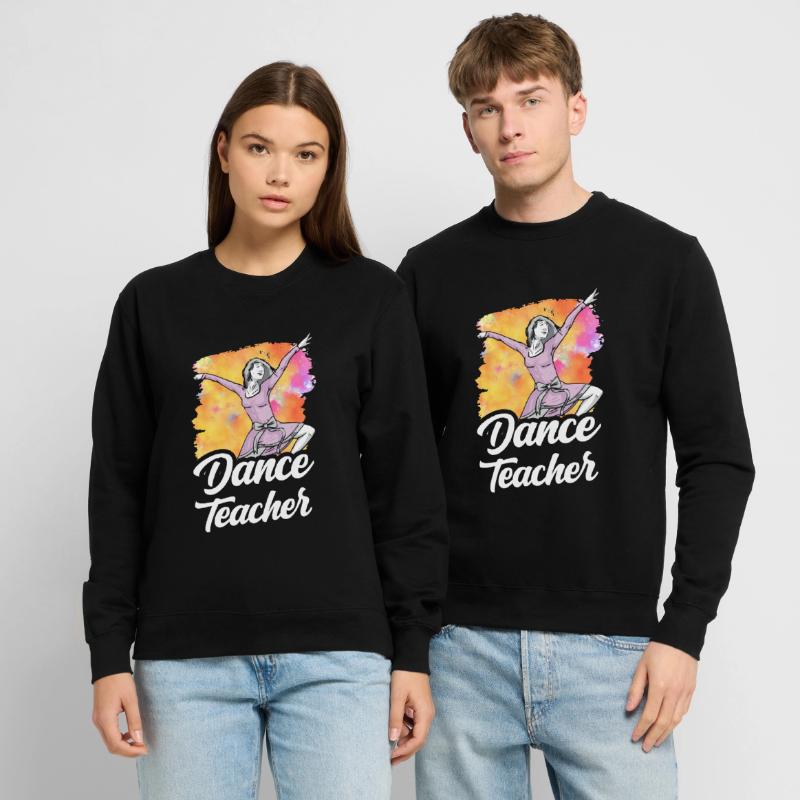 Professeur de danse Cours de danse Professeur de danse École de danse Sweat-shirt Unisexe