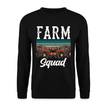 Farm Team Agriculture Farmer Farmer Farmer - Unisex Sweatshirt - black - Front - Alina (178cm) & Michal (187cm)