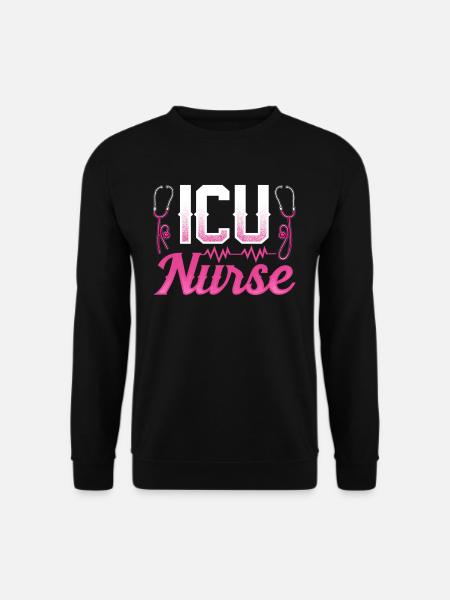 Intensivkrankenschwester Intensivpflege Intensiv - Unisex Pullover - Schwarz
